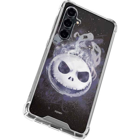 Disney The Nightmare Before Christmas Jack Skellington Face Art Galaxy S23 FE Clear Case